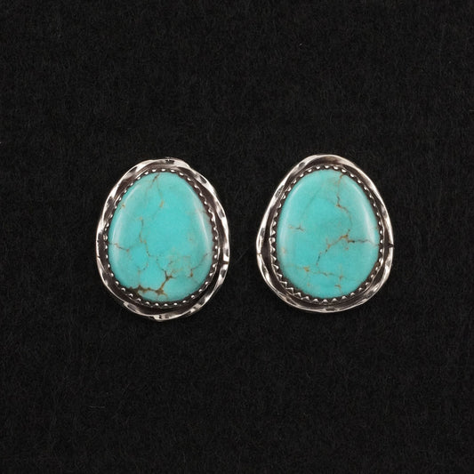 Ernest Hawthorne Turquoise & Sterling Silver Earrings