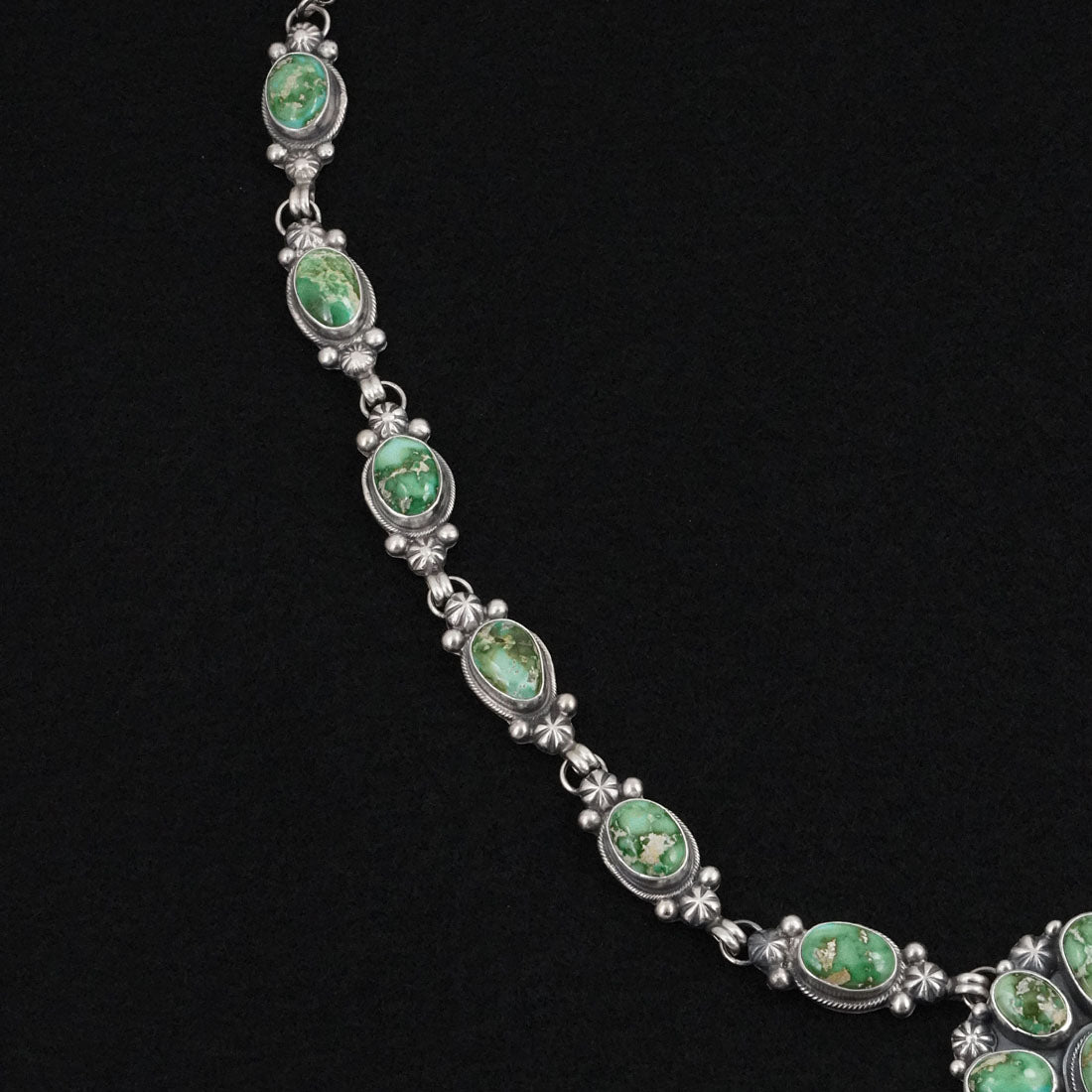 Kathleen Livingston Turquoise & Sterling Silver Necklace Set