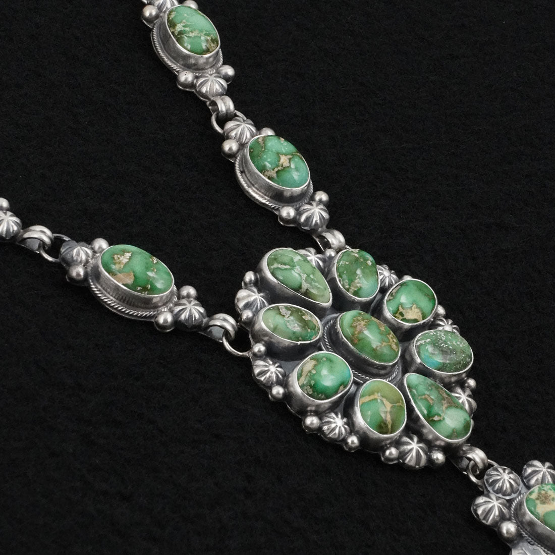 Kathleen Livingston Turquoise & Sterling Silver Necklace Set