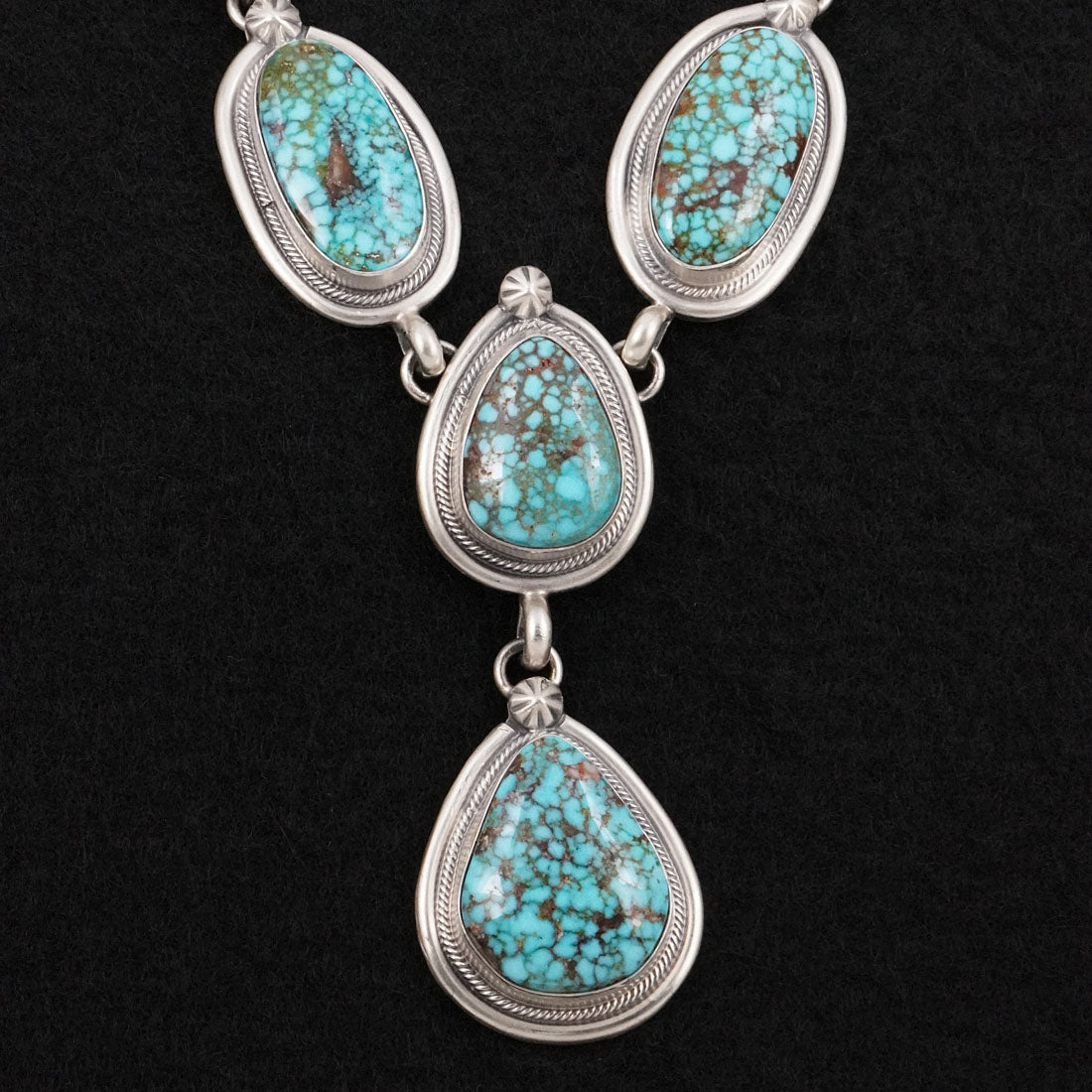 Darrin Livingston Turquoise & Sterling Silver Necklace Set