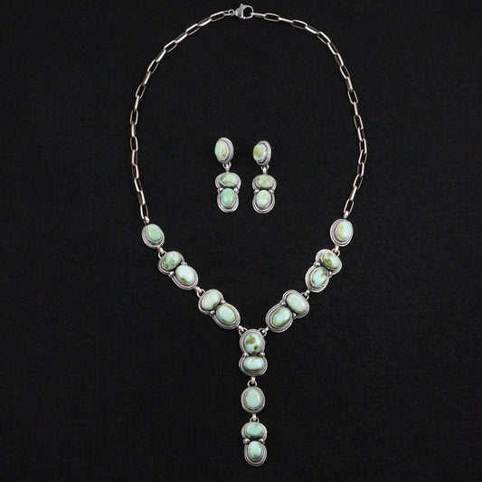 Darrin Livingston Turquoise & Sterling Silver Necklace Set