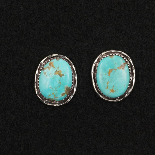 Ernest Hawthorne Turquoise & Sterling Silver Earrings