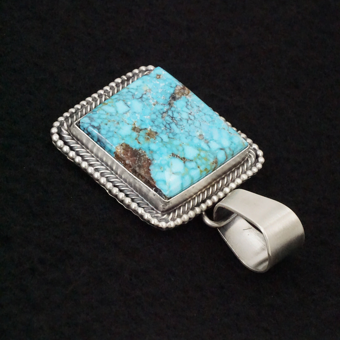 Darrin Livingston Turquoise & Sterling Silver Pendant