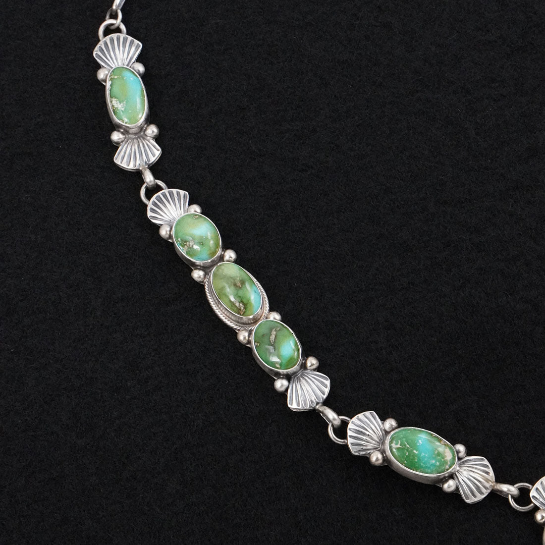 Kathleen Livingston Turquoise & Sterling Silver Necklace Set