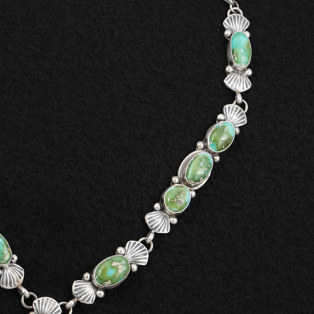 Kathleen Livingston Turquoise & Sterling Silver Necklace Set