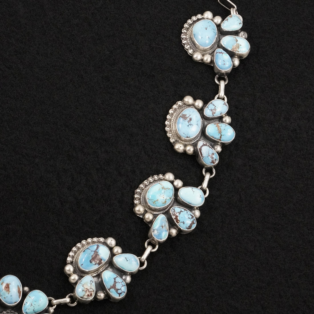 Kathleen Livingston Turquoise & Sterling Silver Necklace Set