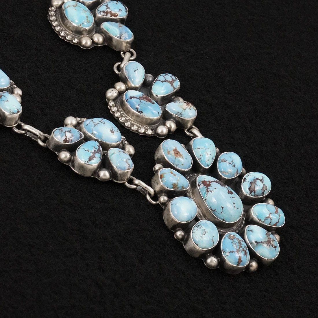 Kathleen Livingston Turquoise & Sterling Silver Necklace Set