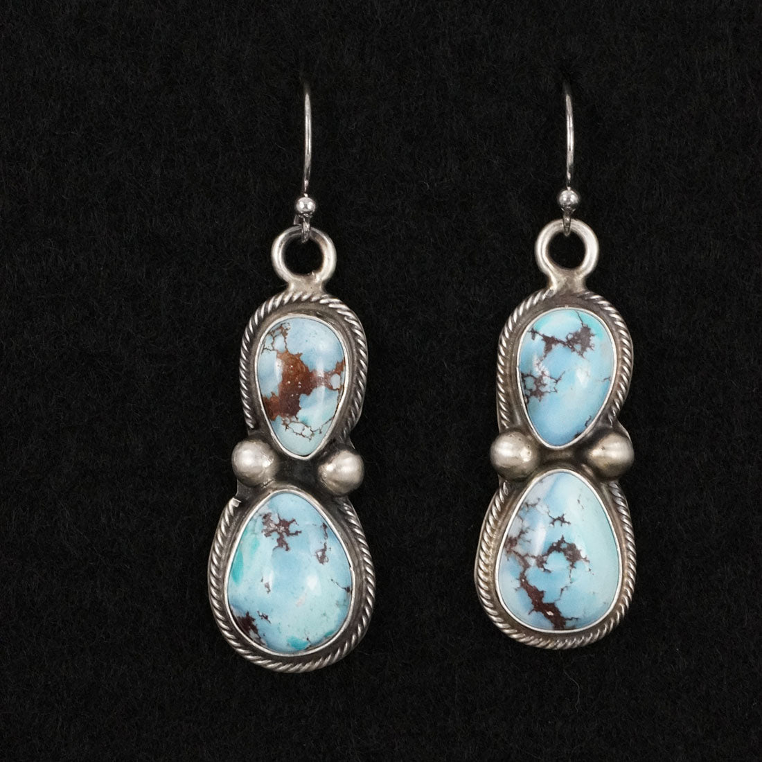 Kathleen Livingston Turquoise & Sterling Silver Necklace Set