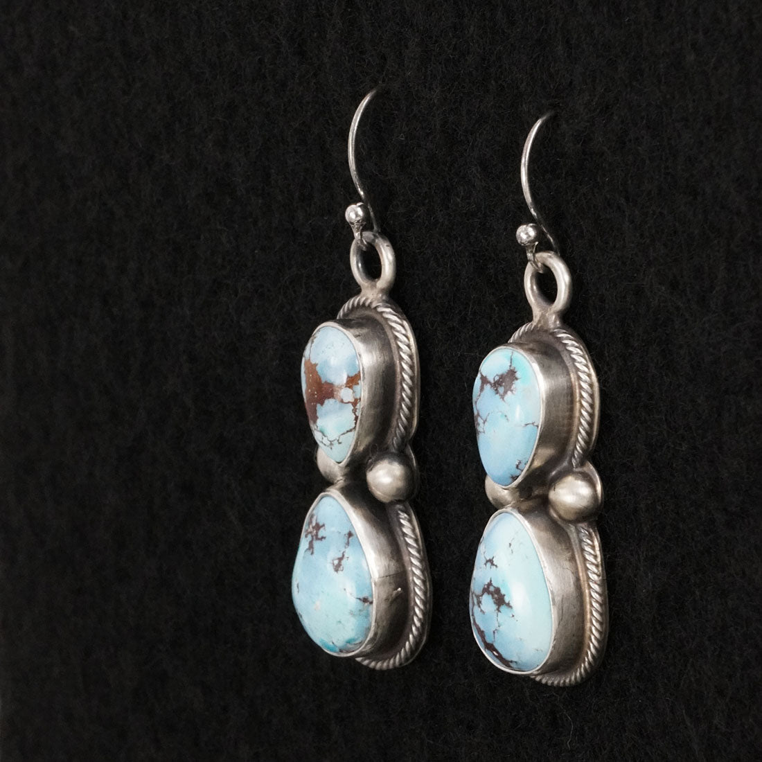 Kathleen Livingston Turquoise & Sterling Silver Necklace Set