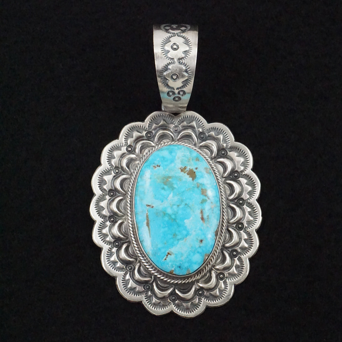 Randy Boyd Turquoise & Sterling Silver Pendant