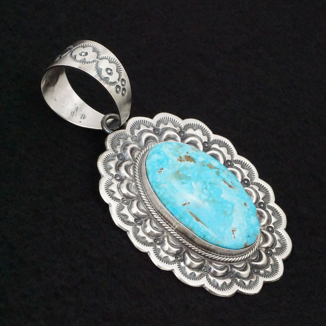 Randy Boyd Turquoise & Sterling Silver Pendant