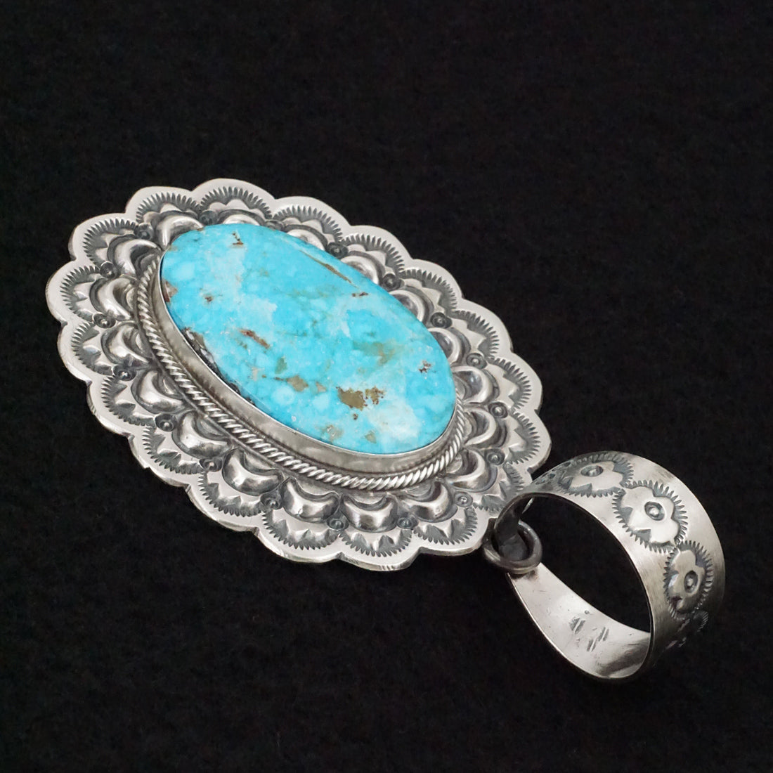 Randy Boyd Turquoise & Sterling Silver Pendant