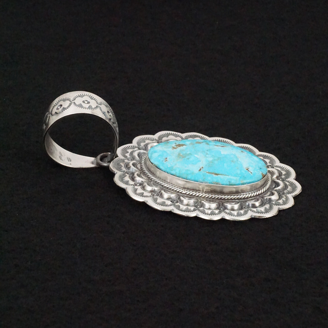 Randy Boyd Turquoise & Sterling Silver Pendant