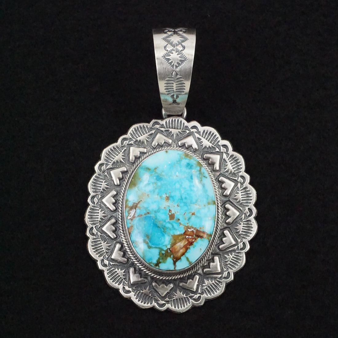 Randy Boyd Turquoise & Sterling Silver Pendant