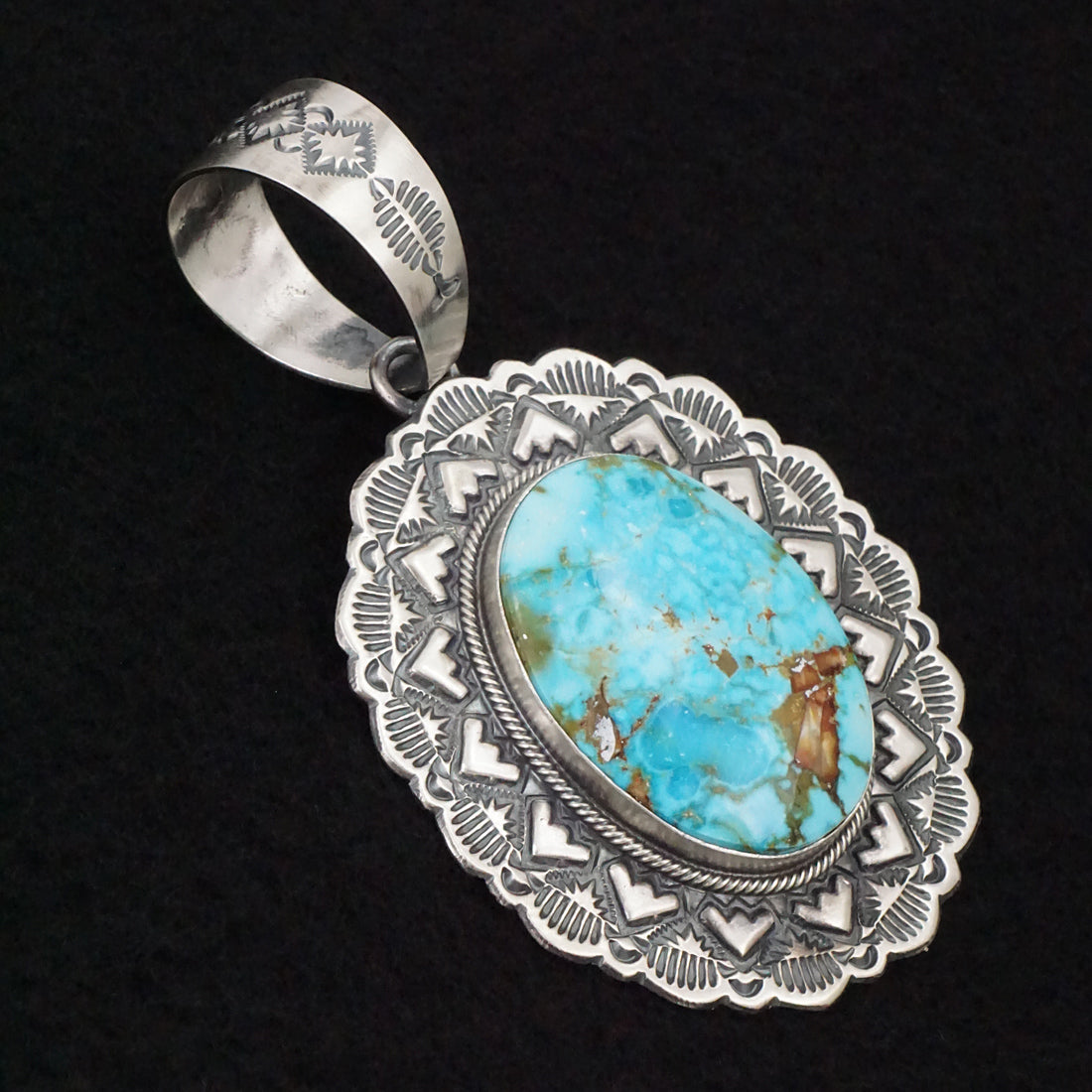 Randy Boyd Turquoise & Sterling Silver Pendant