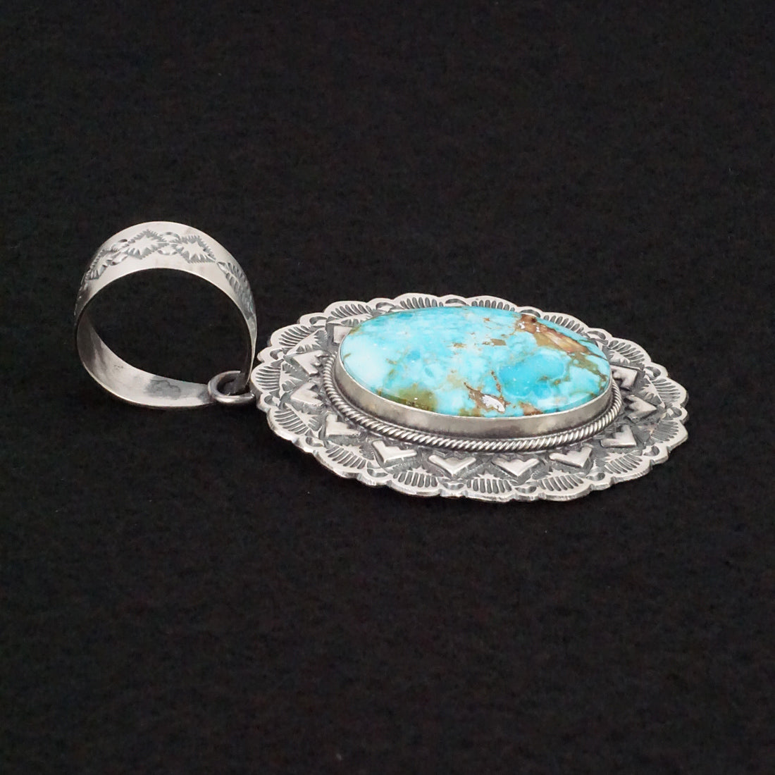 Randy Boyd Turquoise & Sterling Silver Pendant