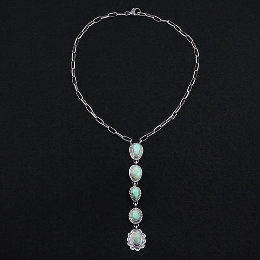 Bobby Johnson Turquoise & Sterling Silver Necklace