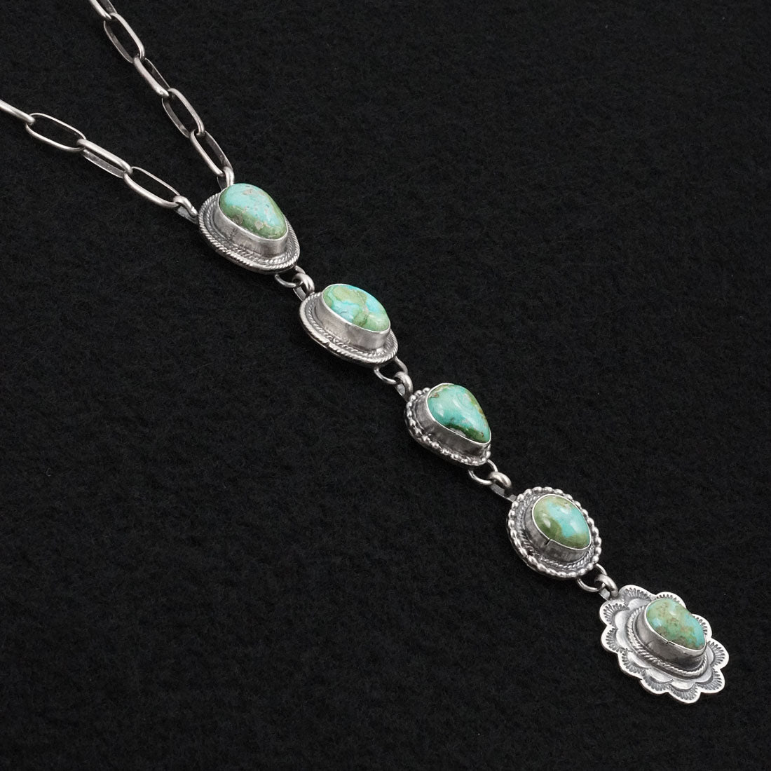 Bobby Johnson Turquoise & Sterling Silver Necklace