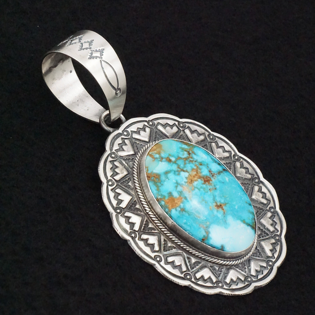 Randy Boyd Turquoise & Sterling Silver Pendant