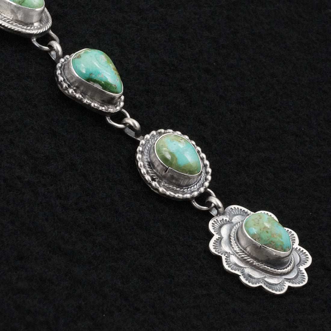Bobby Johnson Turquoise & Sterling Silver Necklace