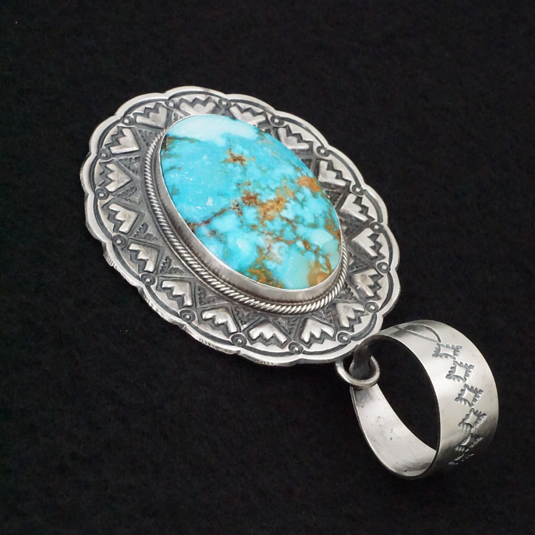 Randy Boyd Turquoise & Sterling Silver Pendant