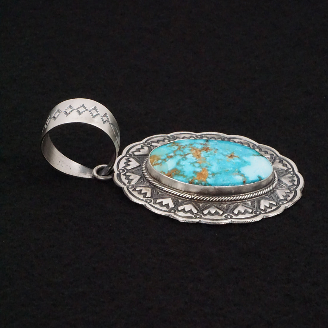 Randy Boyd Turquoise & Sterling Silver Pendant