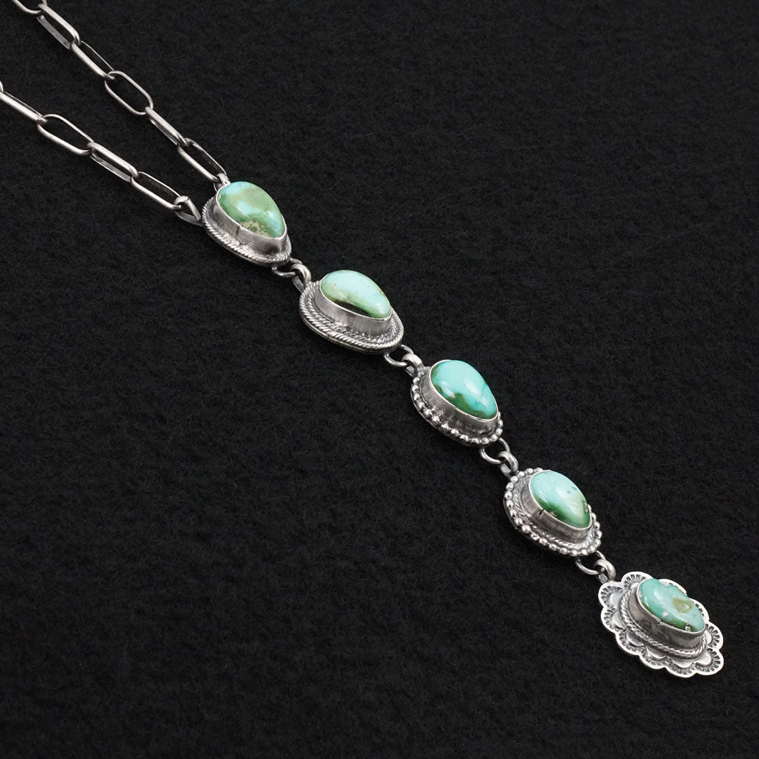 Bobby Johnson Turquoise & Sterling Silver Necklace