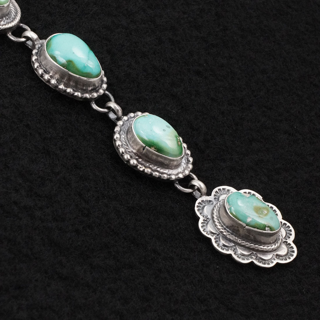 Bobby Johnson Turquoise & Sterling Silver Necklace