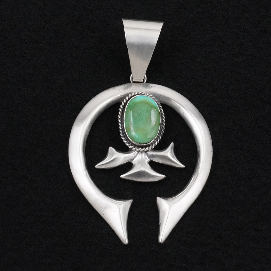 Eugene Gruber Turquoise & Sterling Silver Pendant