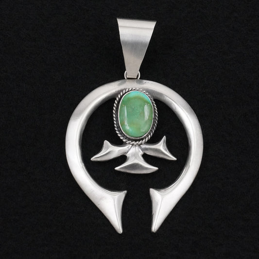 Eugene Gruber Turquoise & Sterling Silver Pendant