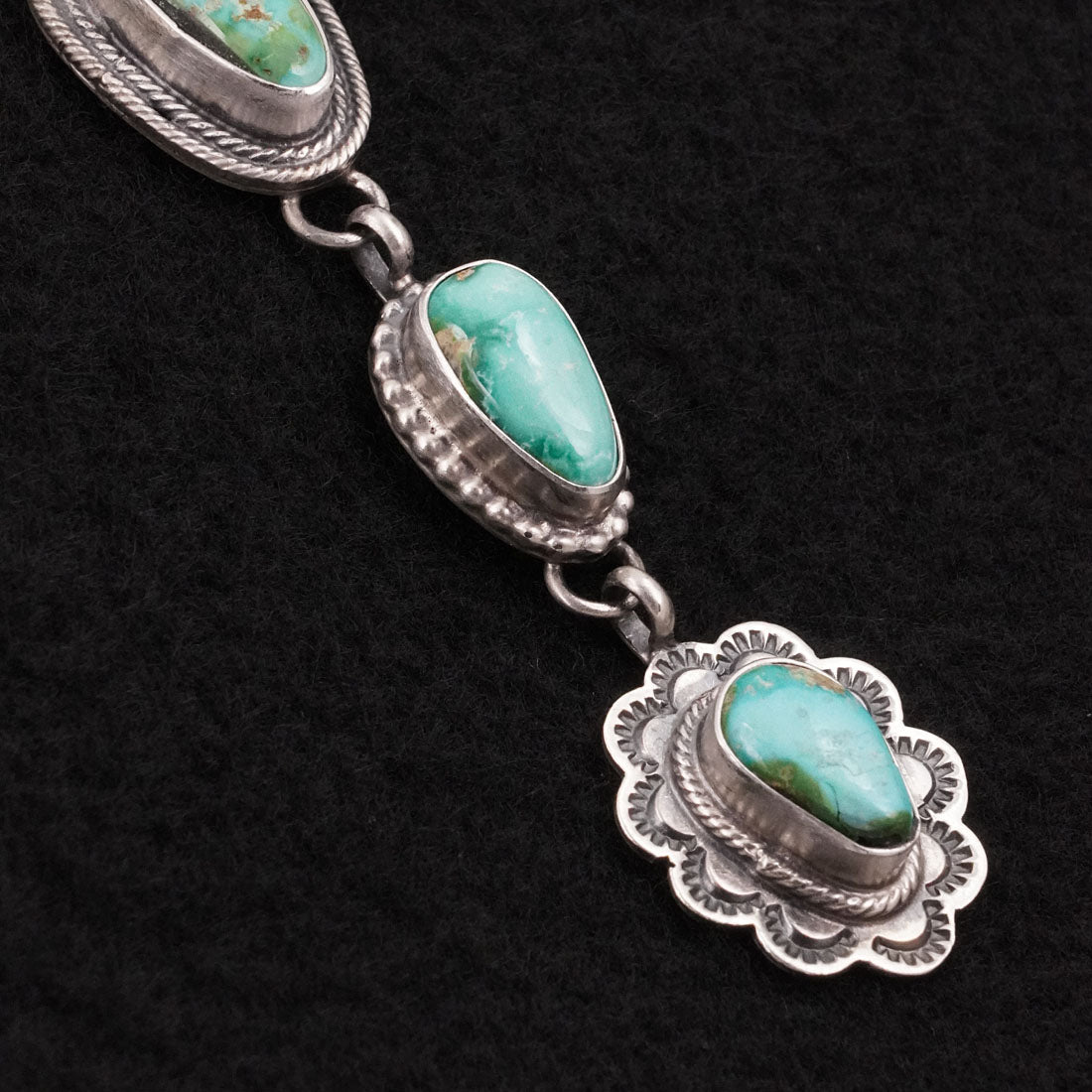 Bobby Johnson Turquoise & Sterling Silver Necklace