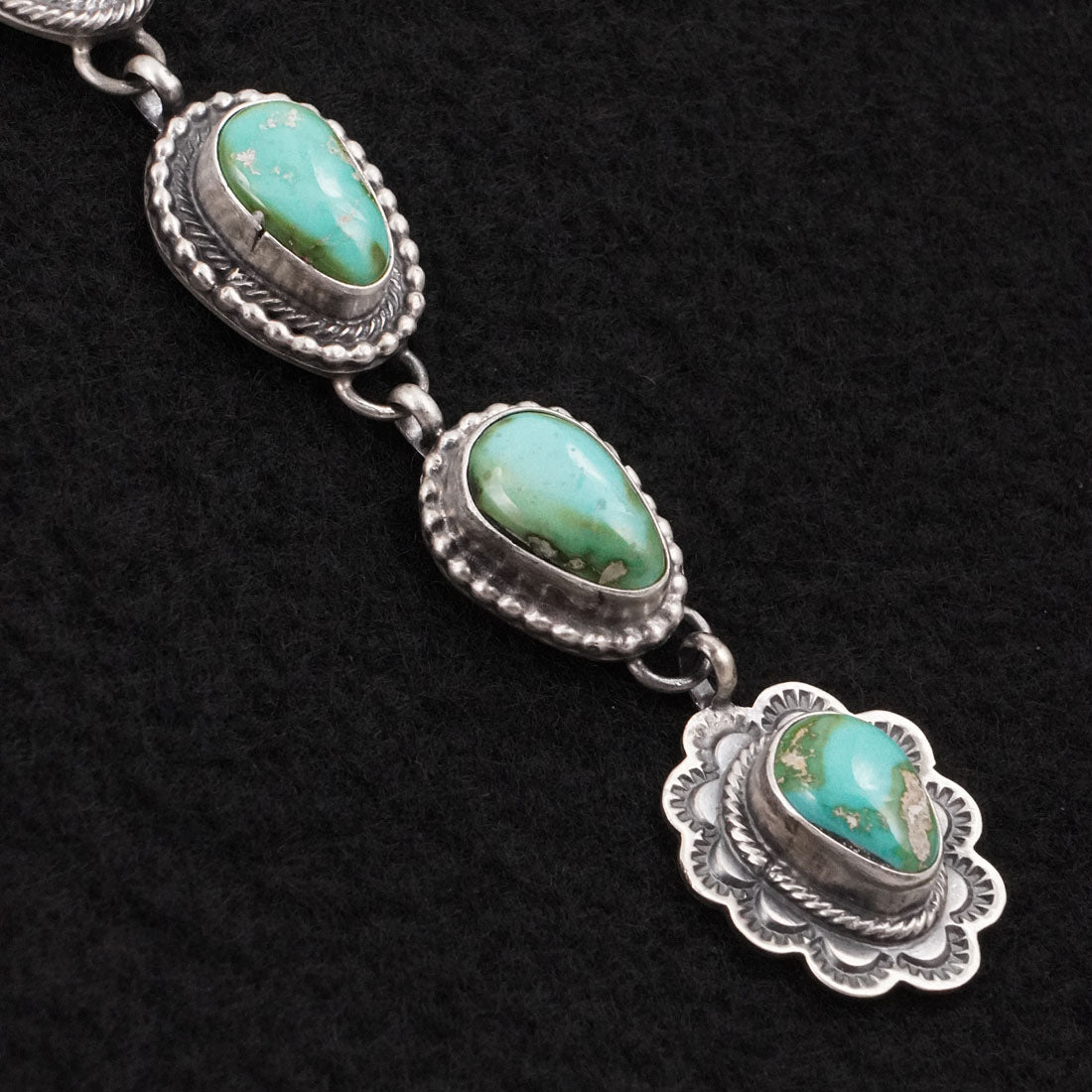 Bobby Johnson Turquoise & Sterling Silver Necklace