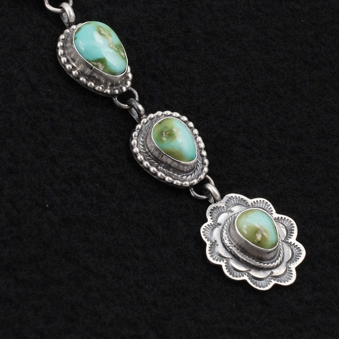 Bobby Johnson Turquoise & Sterling Silver Necklace