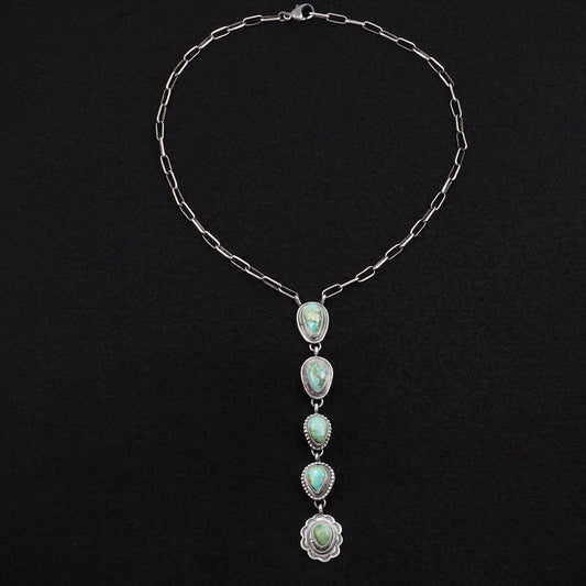 Bobby Johnson Turquoise & Sterling Silver Necklace