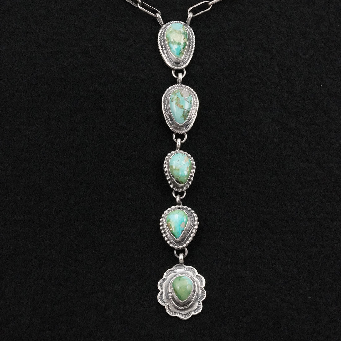 Bobby Johnson Turquoise & Sterling Silver Necklace