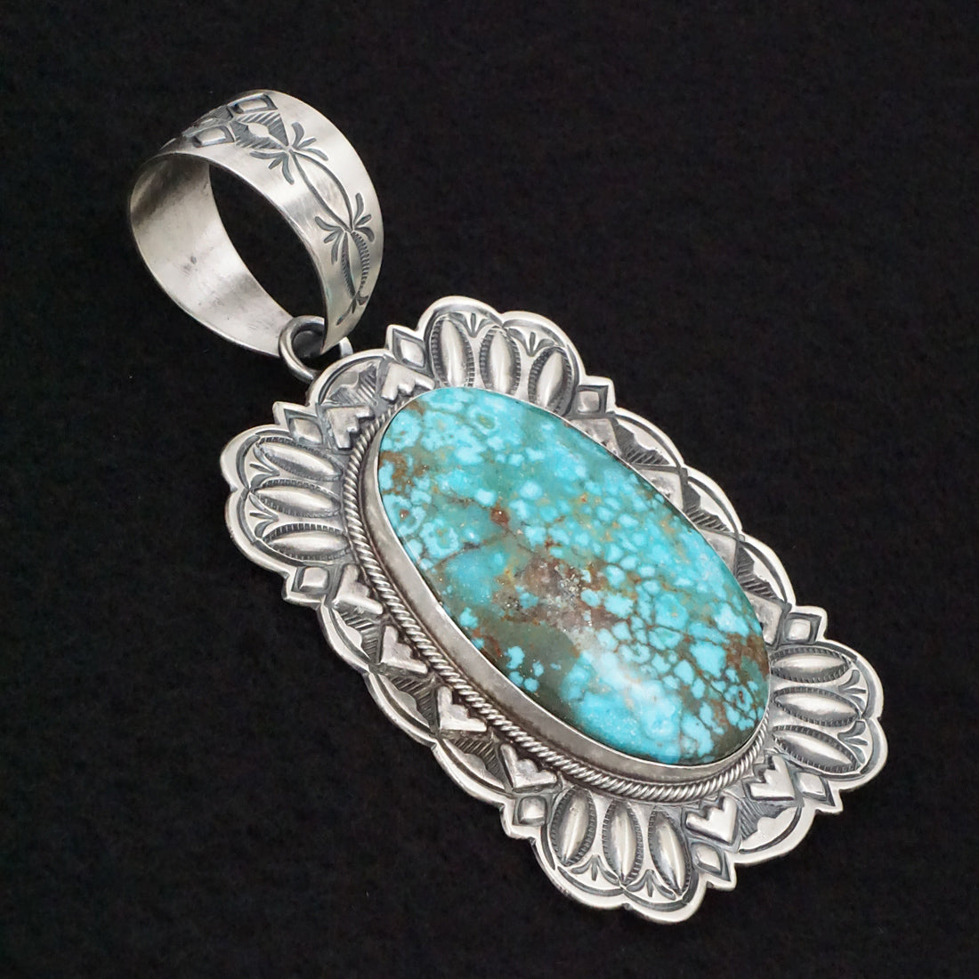 Randy Boyd Turquoise & Sterling Silver Pendant