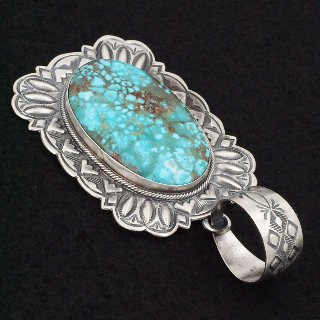 Randy Boyd Turquoise & Sterling Silver Pendant