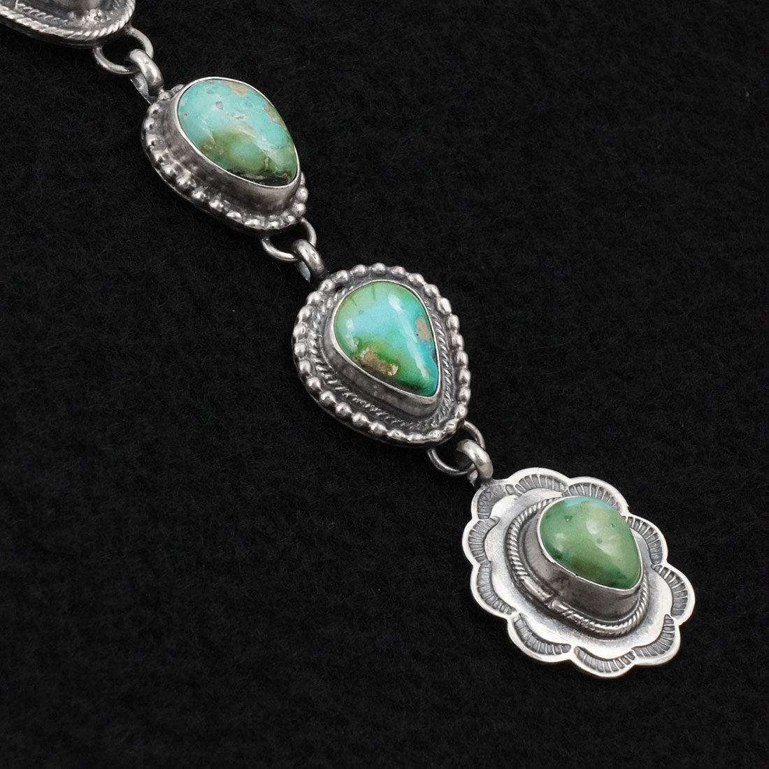 Bobby Johnson Turquoise & Sterling Silver Necklace