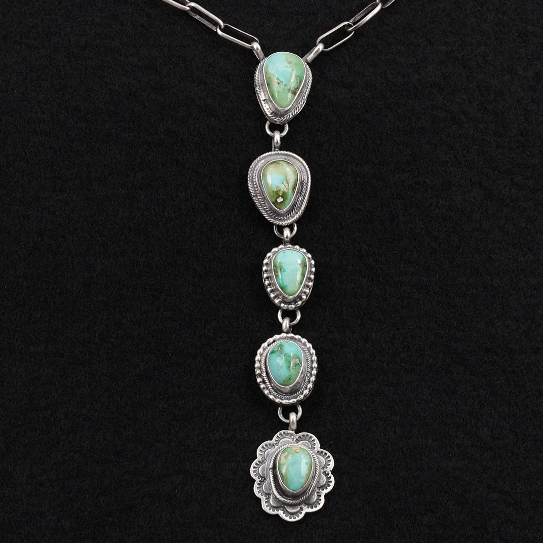 Bobby Johnson Turquoise & Sterling Silver Necklace