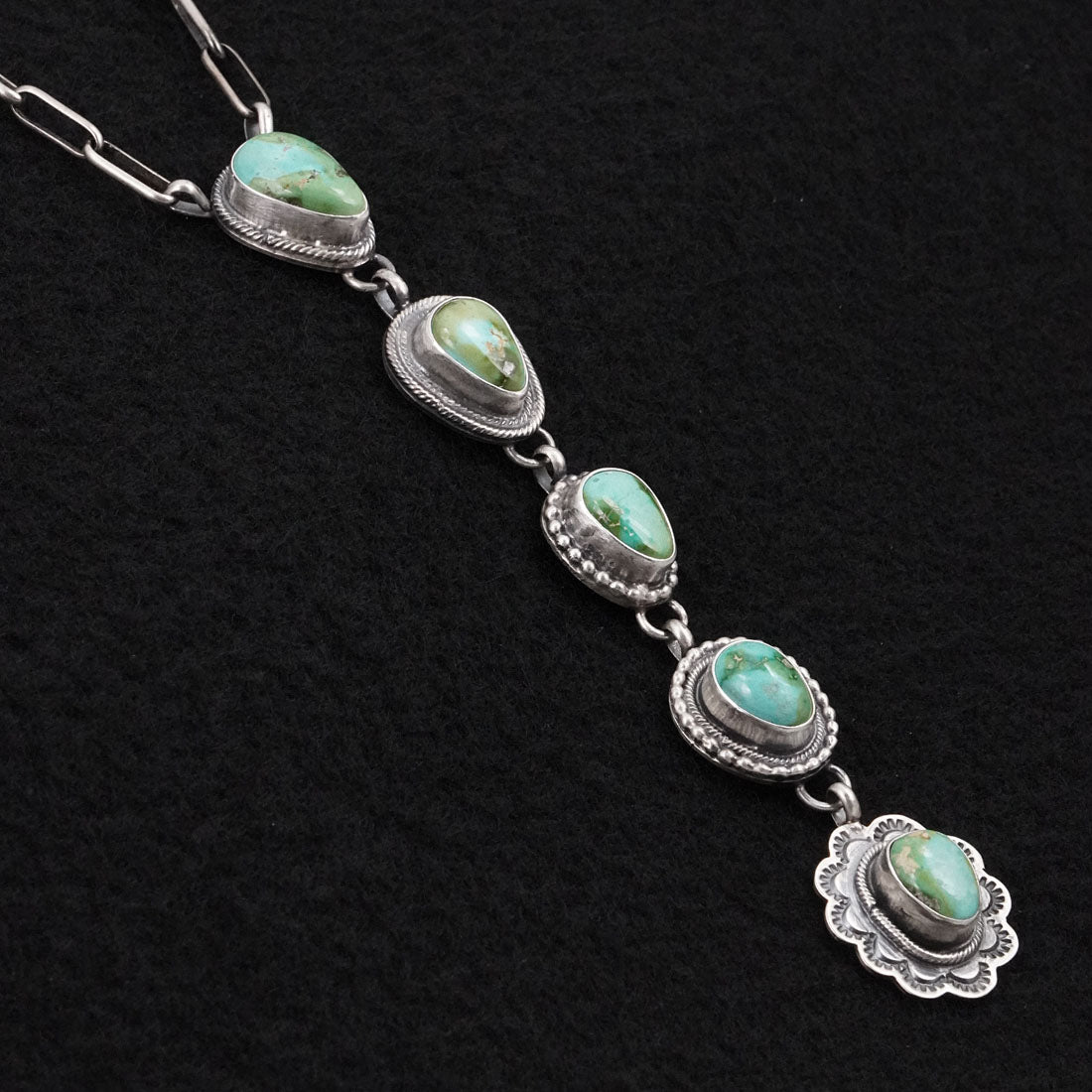 Bobby Johnson Turquoise & Sterling Silver Necklace