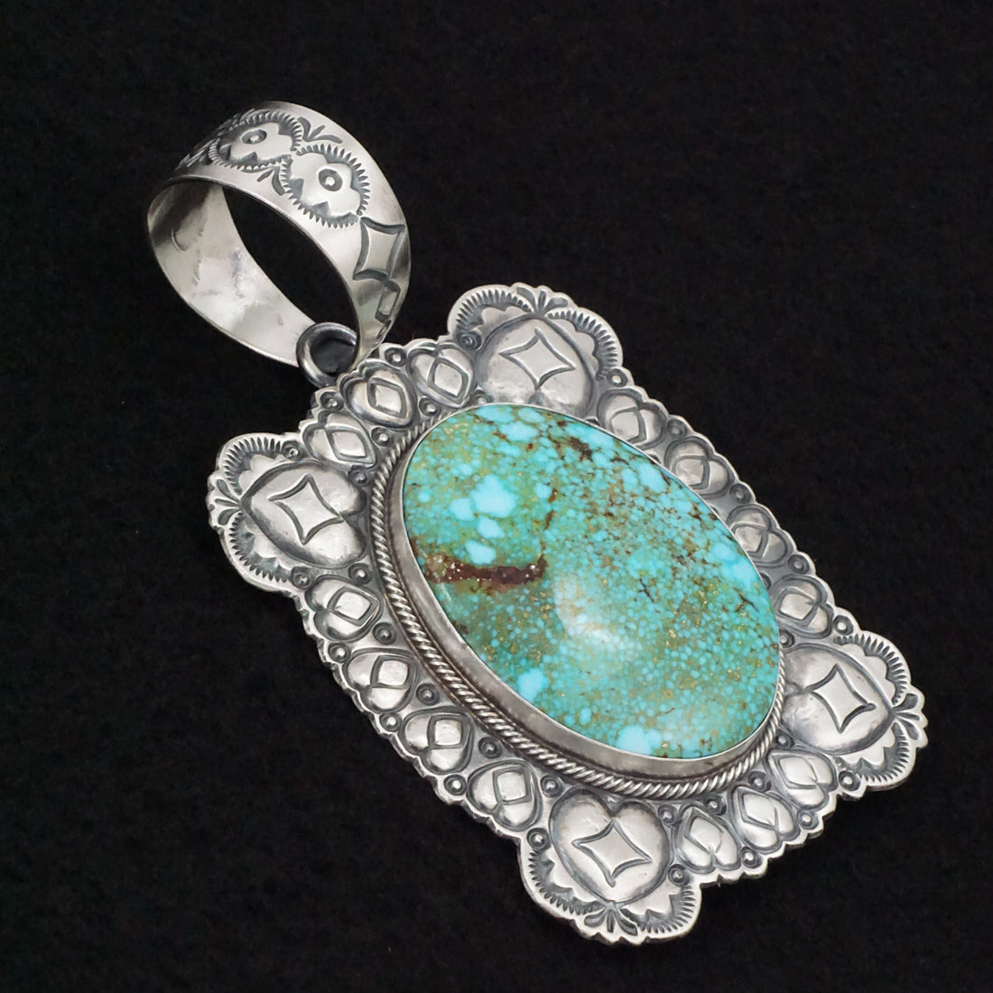 Randy Boyd Turquoise & Sterling Silver Pendant