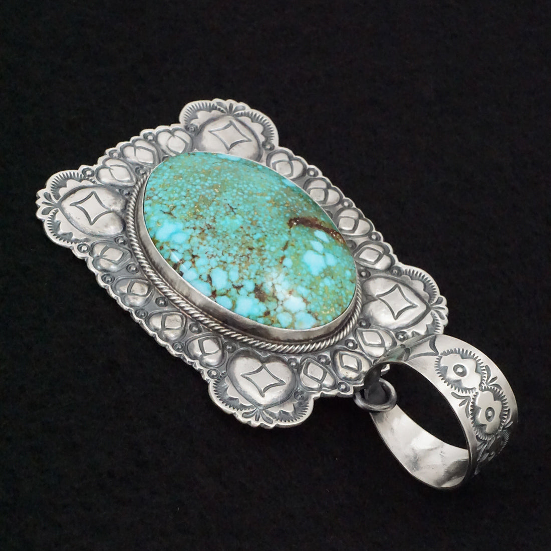 Randy Boyd Turquoise & Sterling Silver Pendant