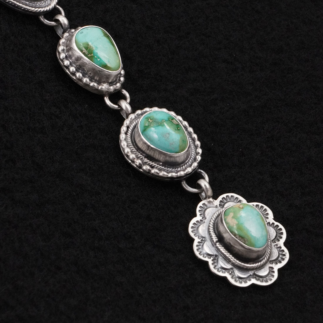 Bobby Johnson Turquoise & Sterling Silver Necklace
