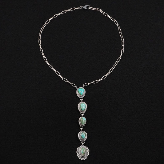 Bobby Johnson Turquoise & Sterling Silver Necklace