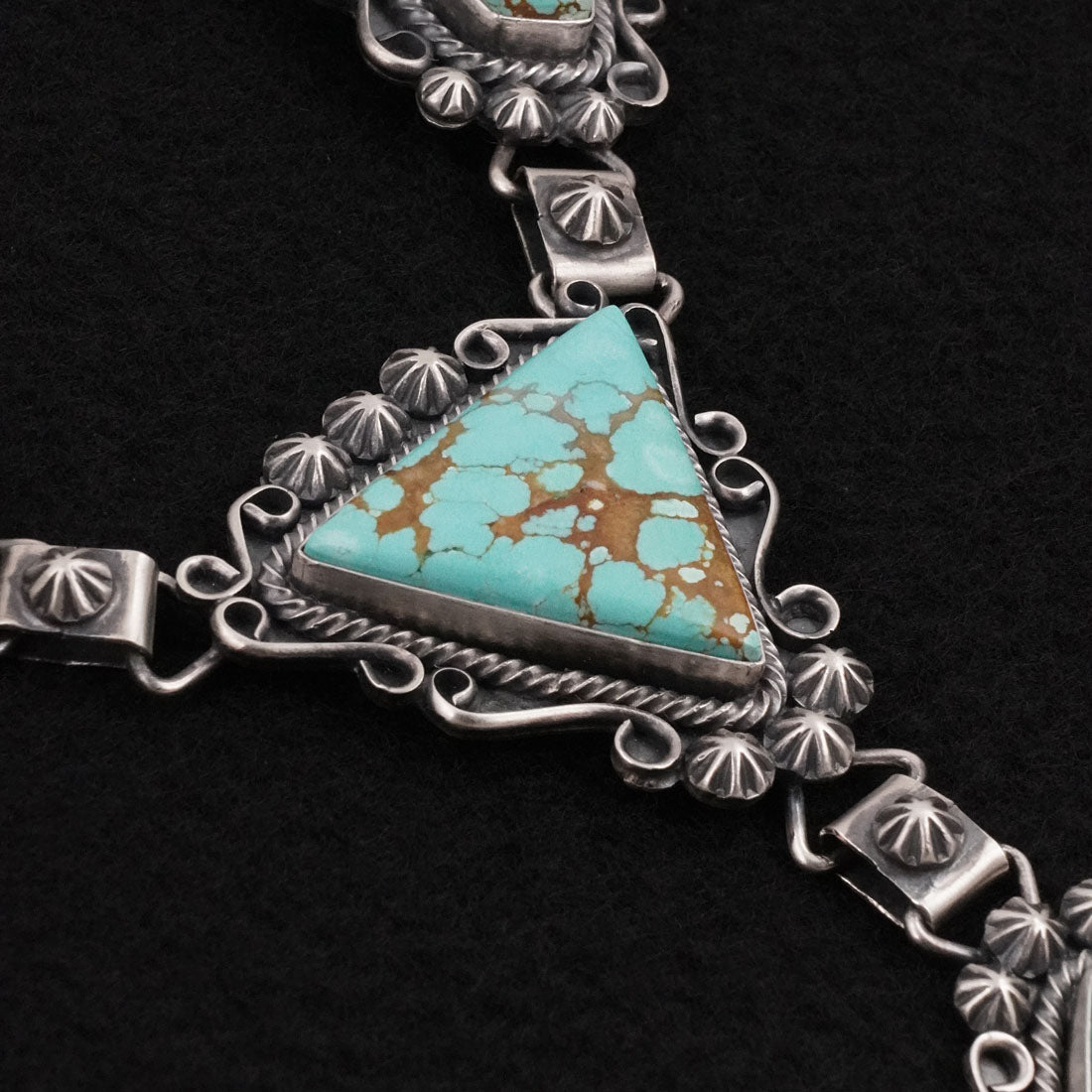 Paul Livingston Turquoise & Sterling Silver Necklace Set