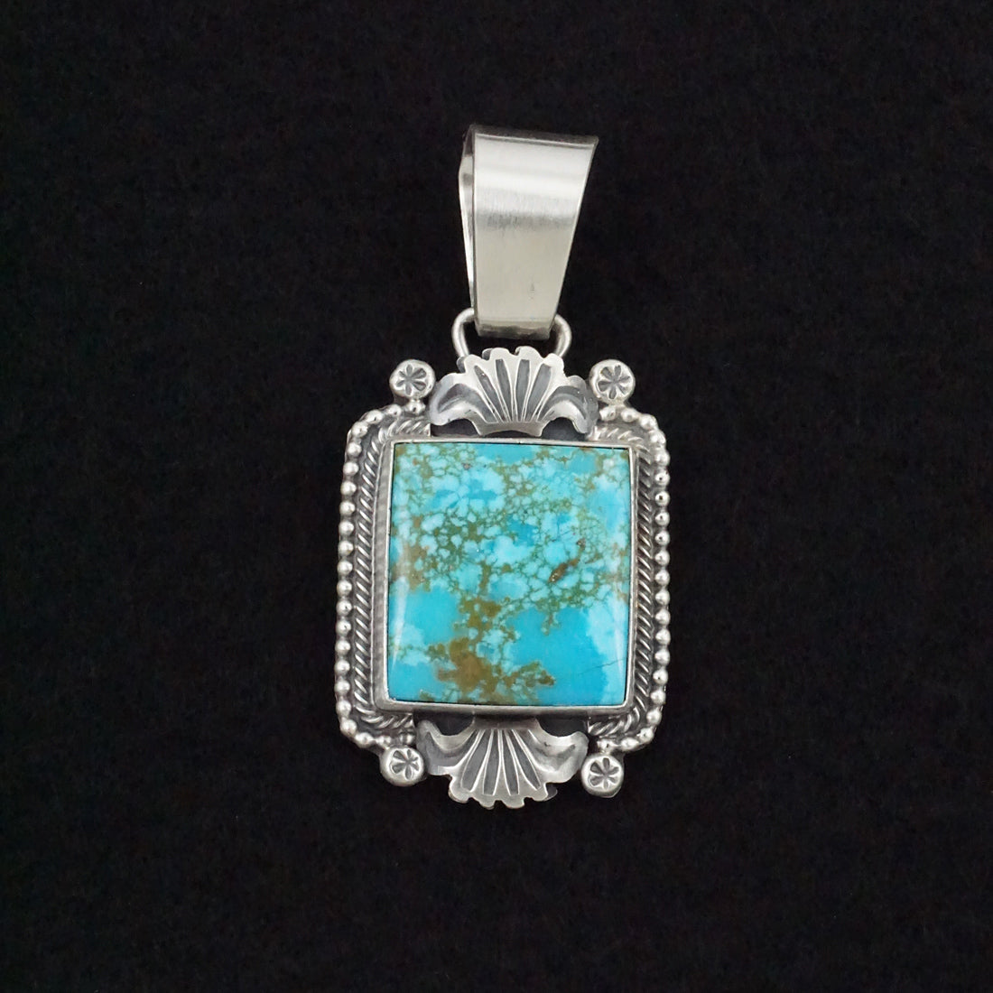 Darrin Livingston Turquoise & Sterling Silver Pendant