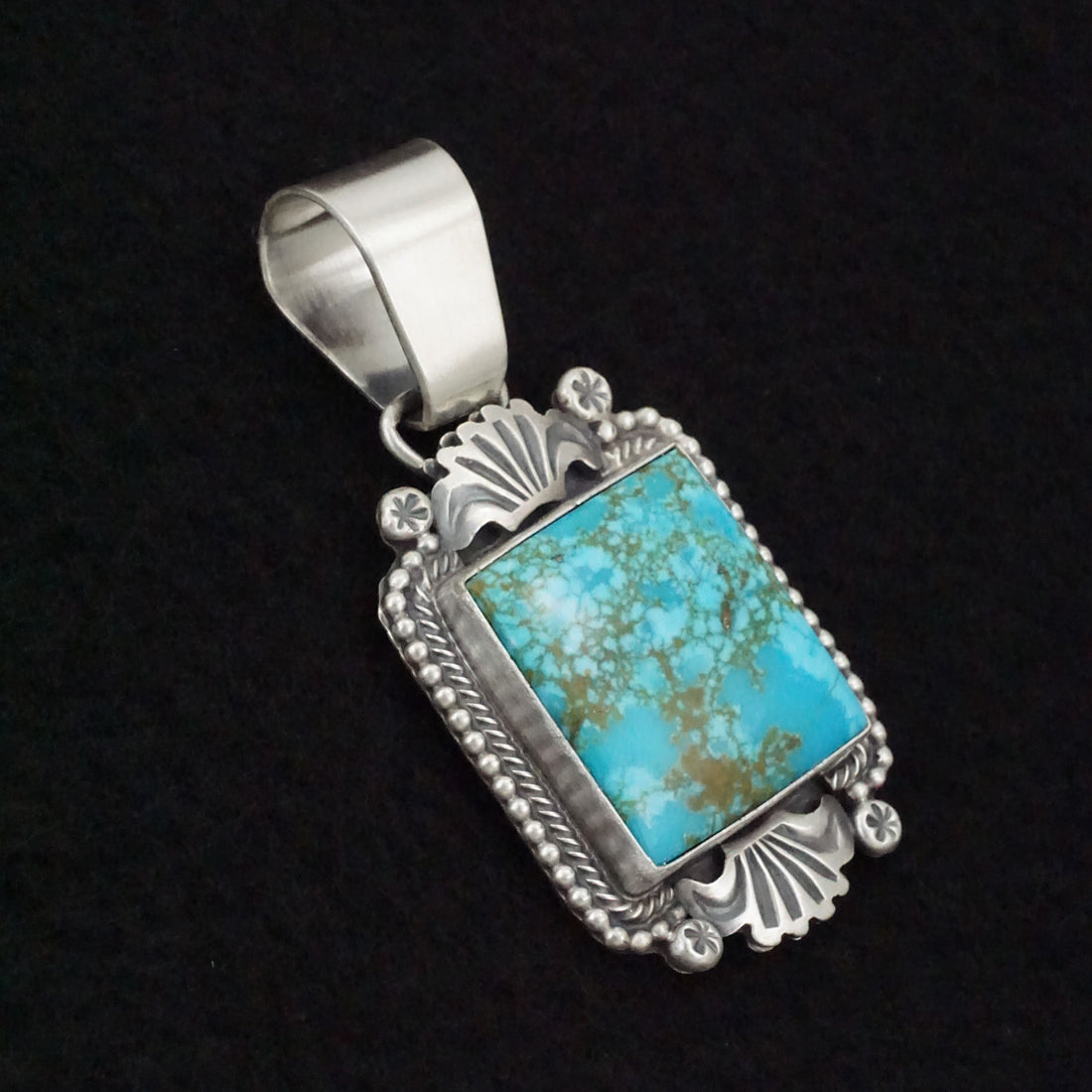 Darrin Livingston Turquoise & Sterling Silver Pendant