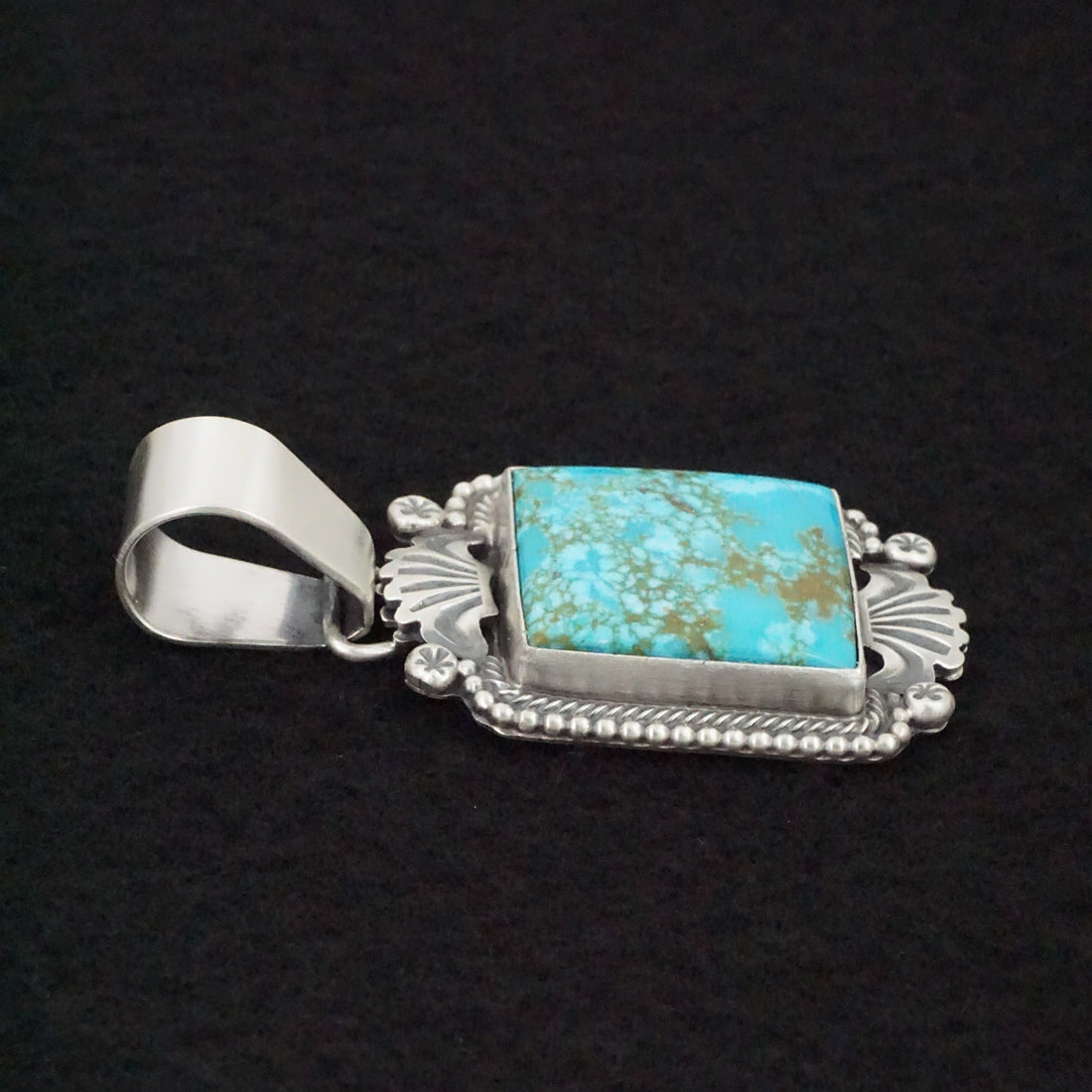 Darrin Livingston Turquoise & Sterling Silver Pendant