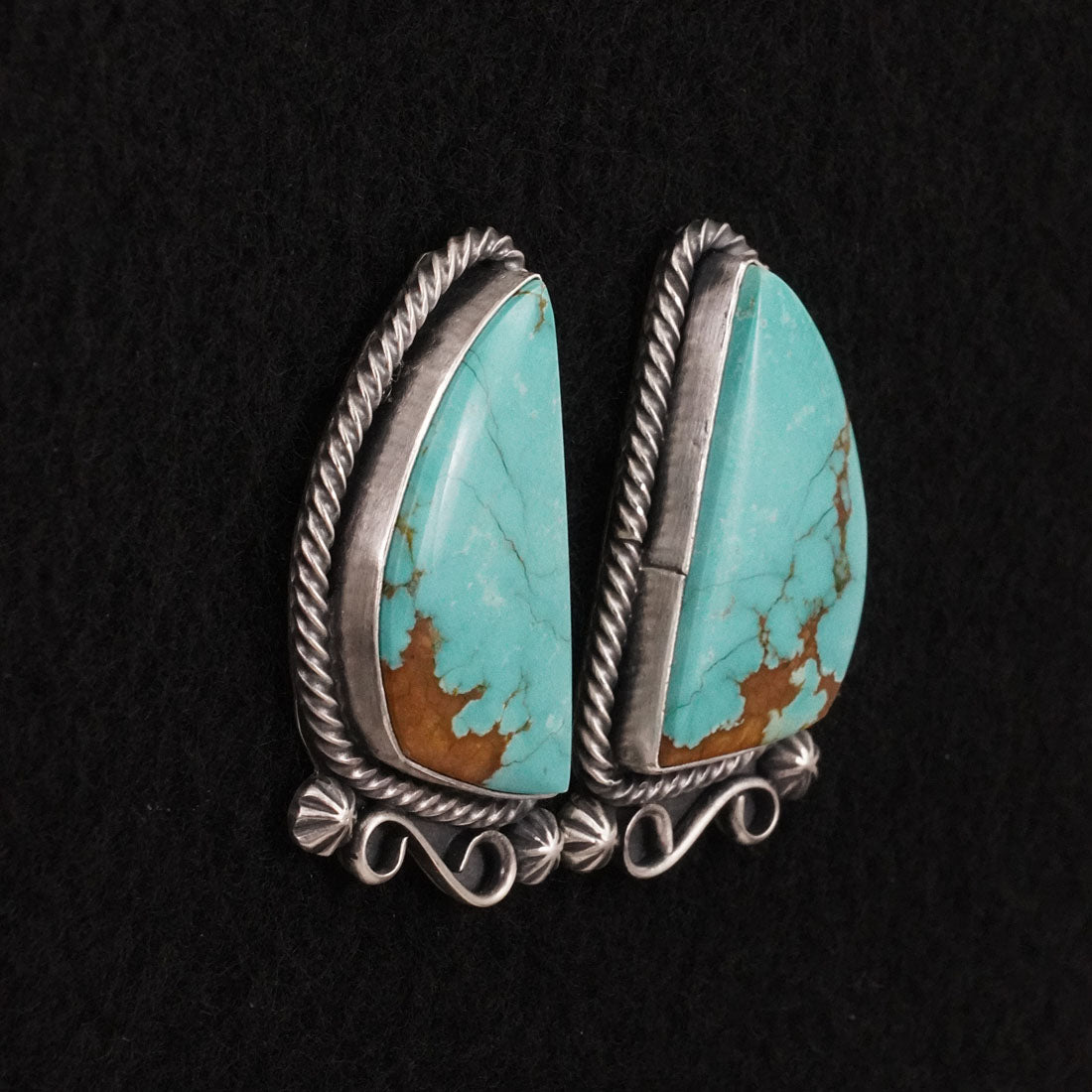 Paul Livingston Turquoise & Sterling Silver Necklace Set