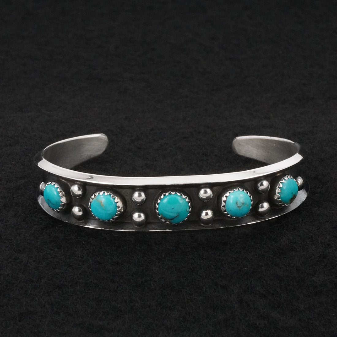 Paul Largo Turquoise & Sterling Silver Bracelet